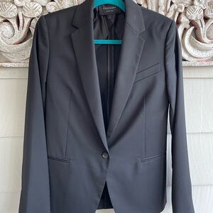 Black Blazer Jacket by Equipment Size 4